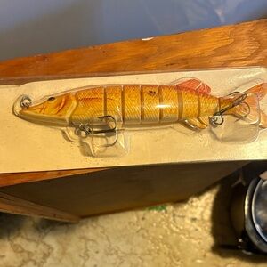 Vibrant Orange Fish Lure for Aquatic Enthusiasts